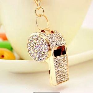 NEW Bling Whistle Rhinestone covered bag charm/keychain
